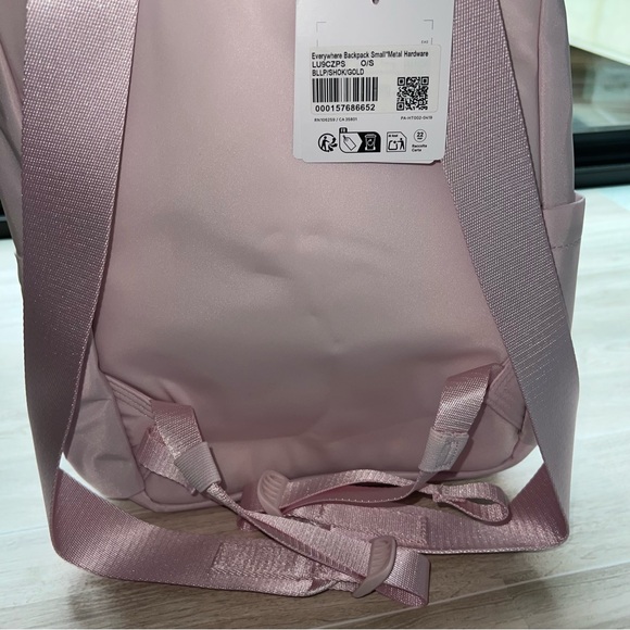Lululemon Everywhere Backpack Small 11.5L Blissful Pink Gold Hardware NWT - Picture 5 of 6